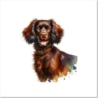 Boykin Spaniel Watercolor - Beautiful Dog Posters and Art